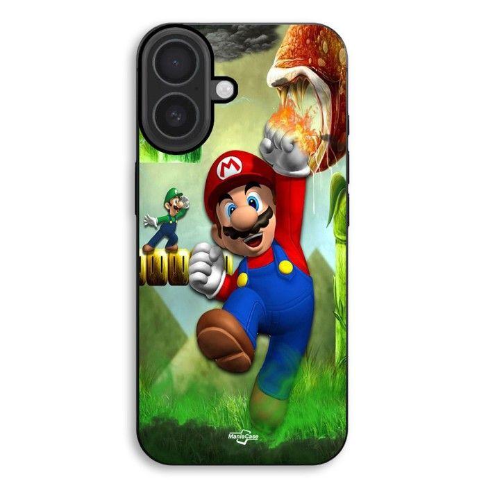 Coque de téléphone - MANIACASE - iPhone 17 - Silicone TPU - Souple - Super Mario Bros