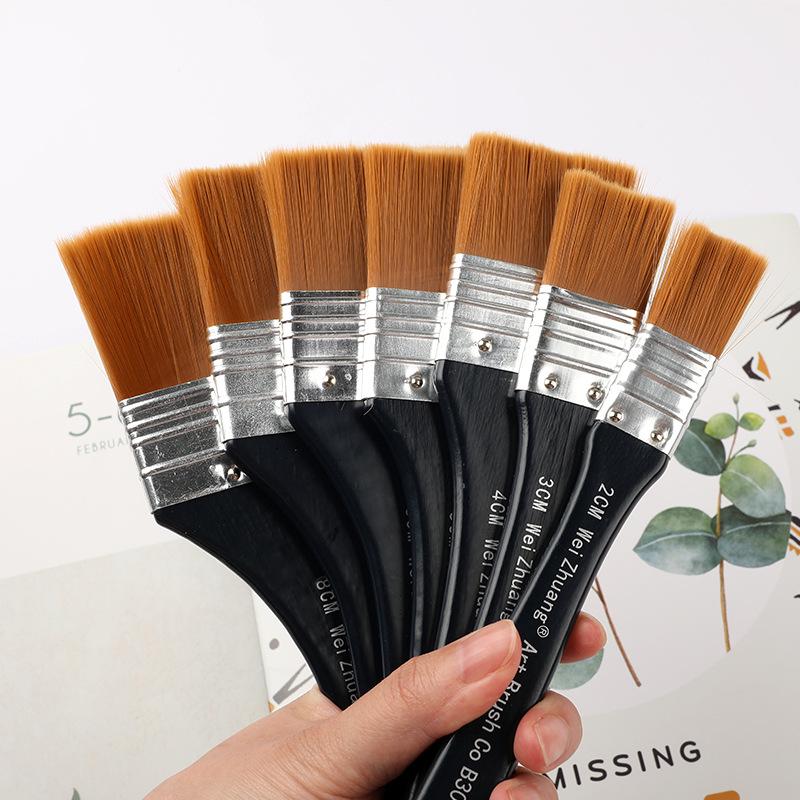 G1754 Nylon Flat Brush for Oil & Wall Painting
