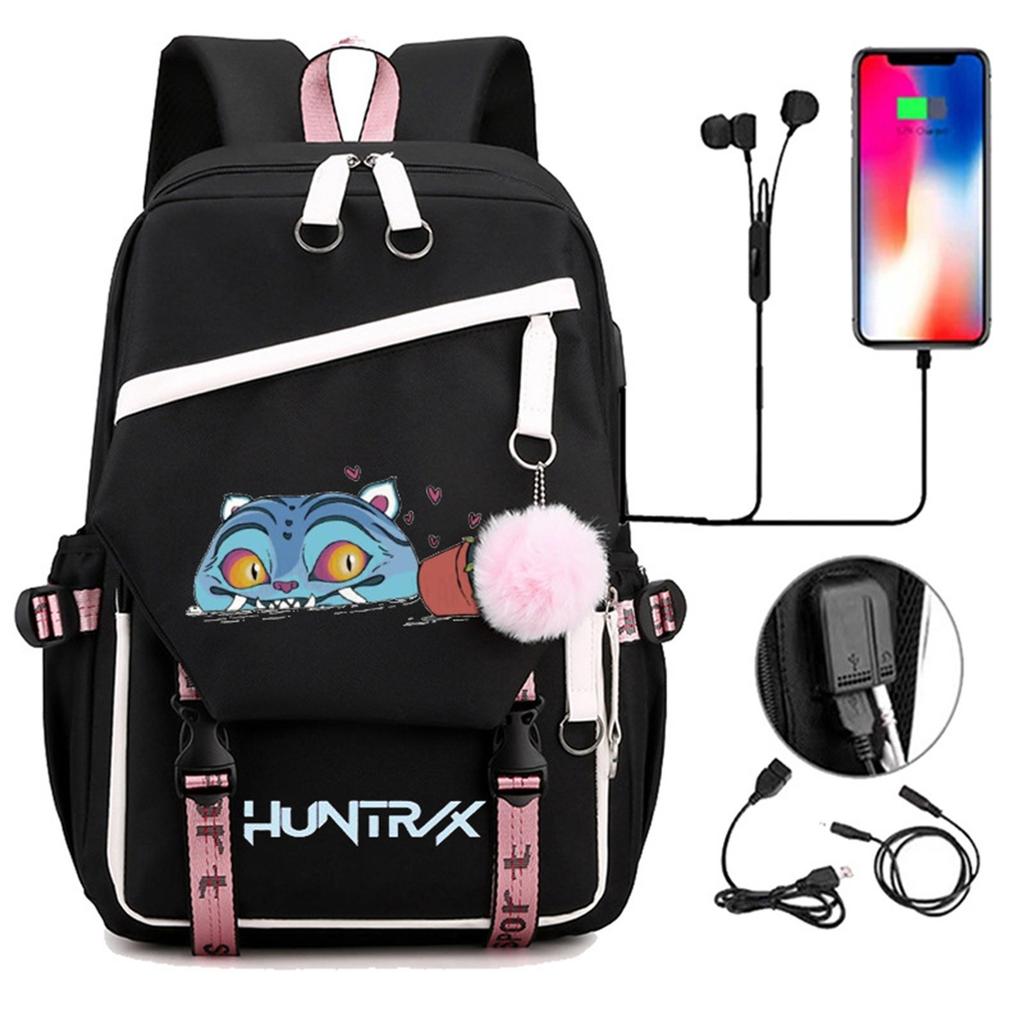 K-POPDemon Hunters High-value Campus Style Korean Version Schoolbag High School Student Backpack
