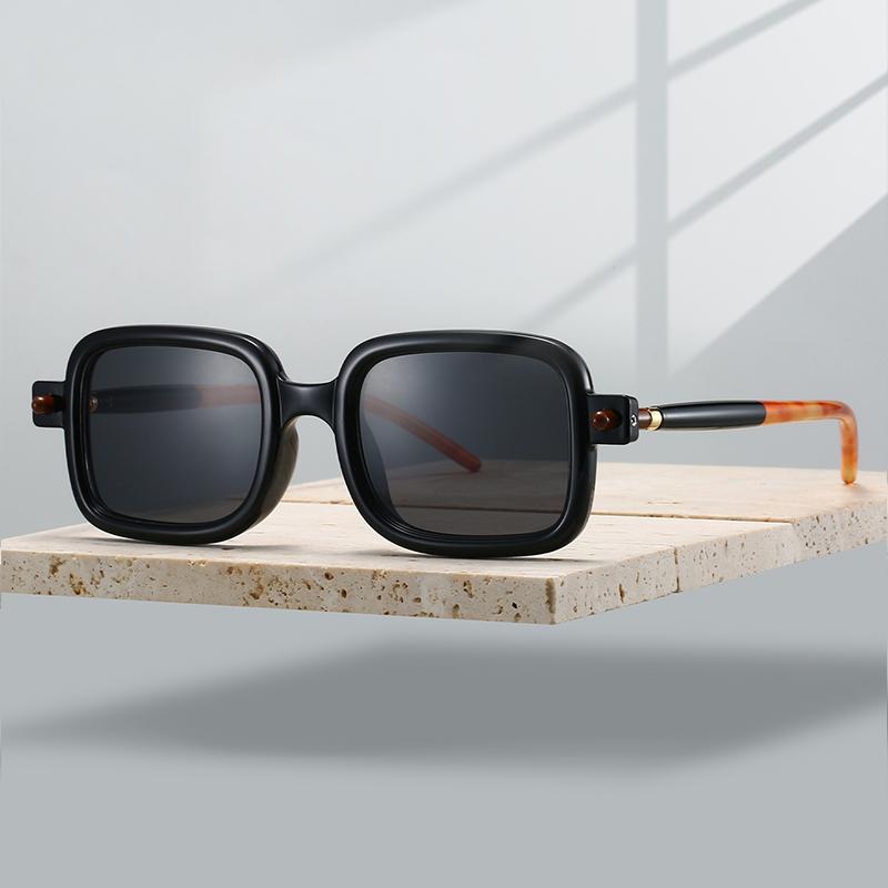 Punk Square Sunglasses Men Fashion Vintage Candy Color Rim Outdoor Shades Women Trendy Brand Design Casual Sun Glasses