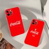 C-COCA Logo C-COLAS Phone Case For iPhone 11 13 16 12 17 14 15 Pro Max Plus Soft Clear Back Cover Coque