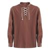 Herren Gotisches Krieger Langarm Mittelalter Renaissance Hemd