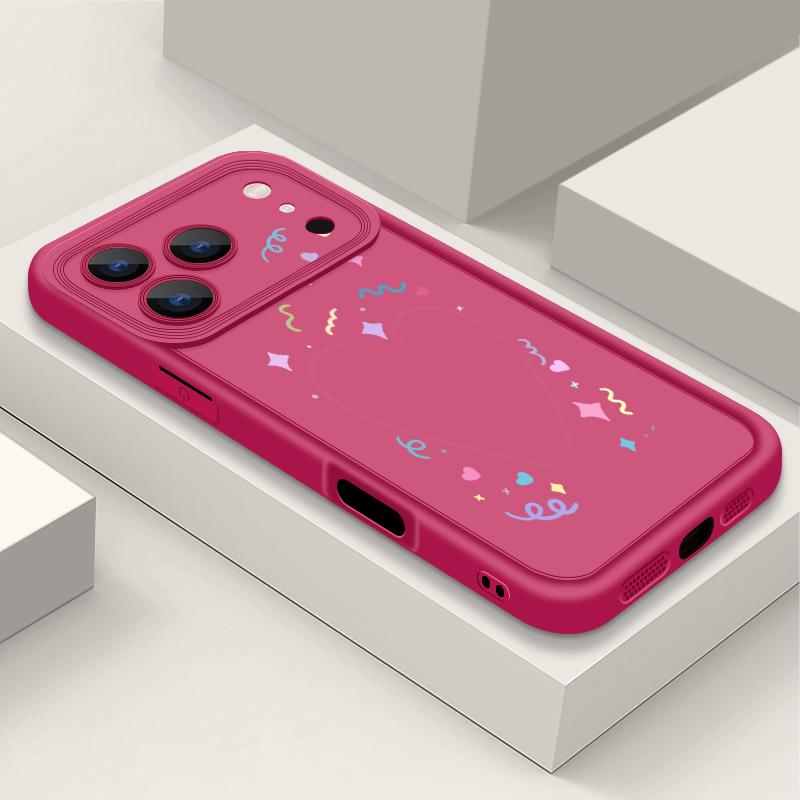 Pin Love Queen Print Case For iPhone 17 Pro Max Case iPhone 16 15 14 13 Pro Max 11 17e 16e Shockproof Bumper Soft Silicone Phone Cover Cases