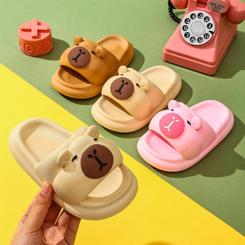 Kapibala Capybara Baby Slippers - Soft, Cute, Non-slip Sole, Perfect for All Seasons.