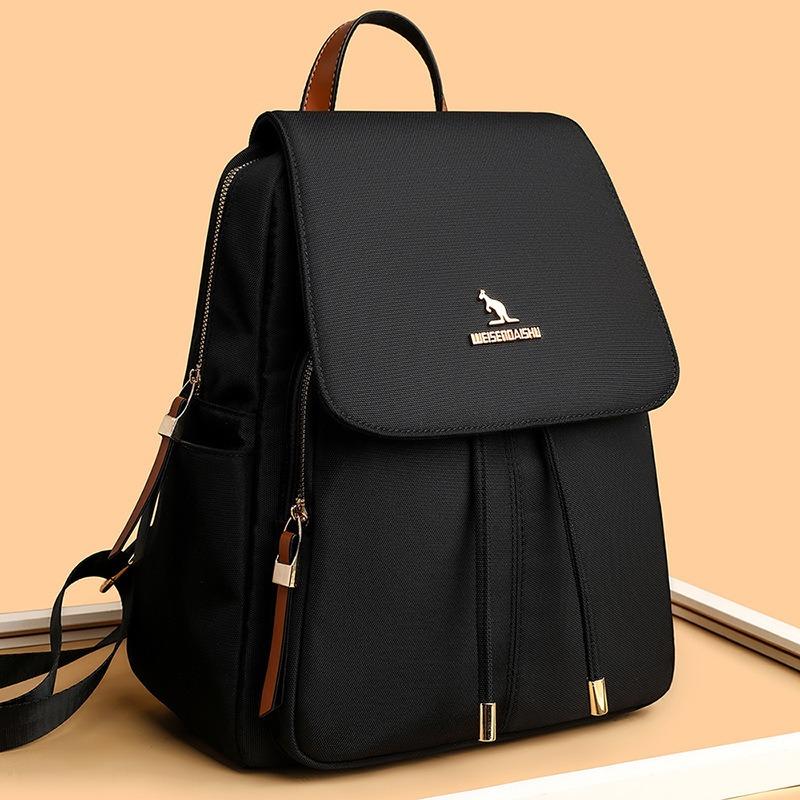 

Versatile atmosphere new fashion large capacity trend Oxford cloth women travel backpack backpack women one size fits all чёрный