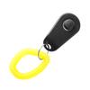 Dog Training Clicker Interactive Squeaky Comfortable Universal Training Clicker Ring for Dogs Cats Black
