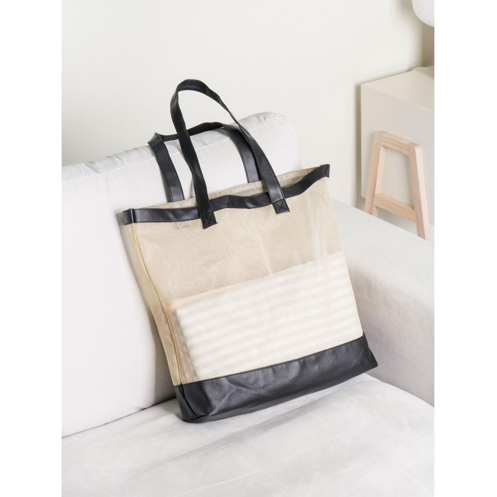 Daiso Velká síťovaná taška přes rameno