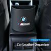 2025 Hot Car Trash Can Seatback Leather Organiser Trash Storage Accessories Interior For BMW Motorsport X1 X3 X5 E39 E46 E90 F20