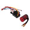 RC 3660 Brushless Motor and 80A Brushless ESC Electric Speed Controller T Male Connector Motor ESC Set for 1 8 RC Car