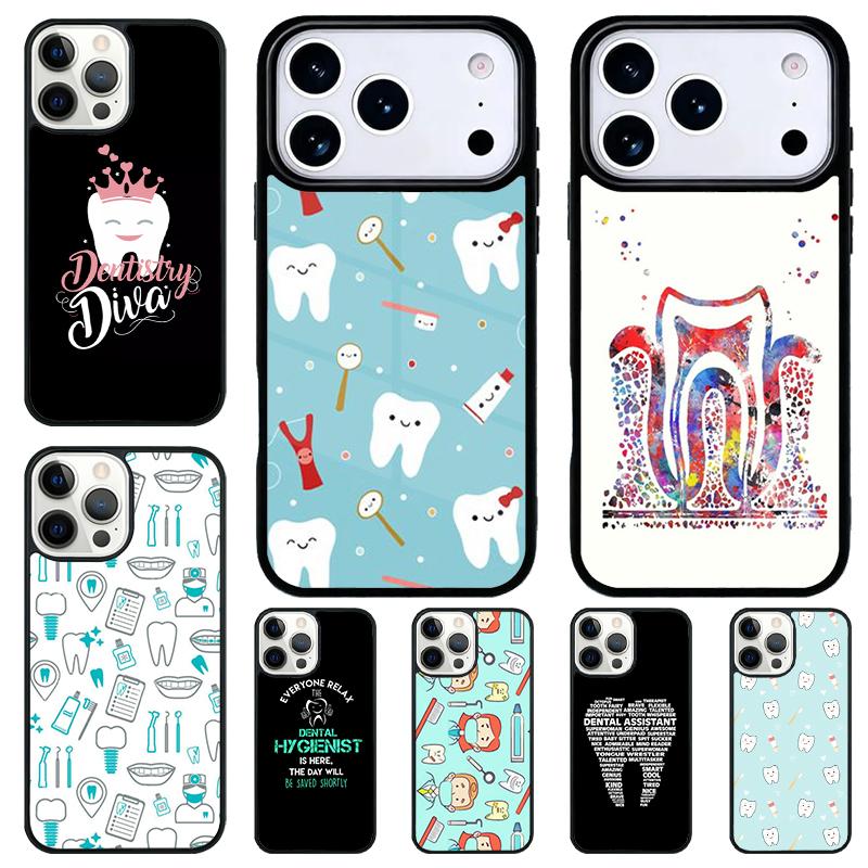 Dental Definitions Tooth Phone Case for iPhone 17 Air 16 15 11 12 14 13 Pro Max Shockproof Cover