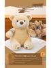 Cute Cartoon Hairband Teddy Bear Plush for Valentine's Confession Gift