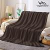 Solid Vertical Stripe Flannel Blanket Warm Soft Halloween Christmas Couch Warm Cozy Decorative Decor Gift for All Season