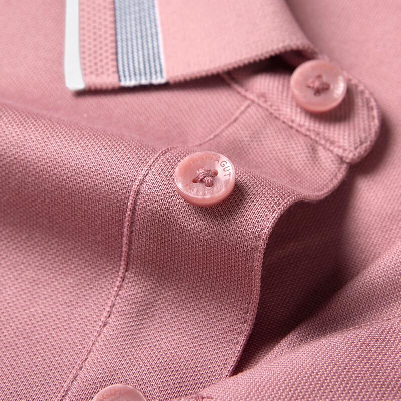MONTAGUT Men's Short Sleeve Polo Shirt with Silk Blend