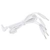 2.35mm Electrode Heat Wires 3.94ft TENS Unit Replacement Lead Wires Connector Cables for Electrotherapy Instruments