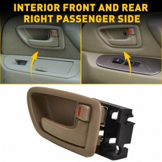 For Toyota Sequoia Avalon Ide Door Handle Trim Passenger Right Beige Side RH