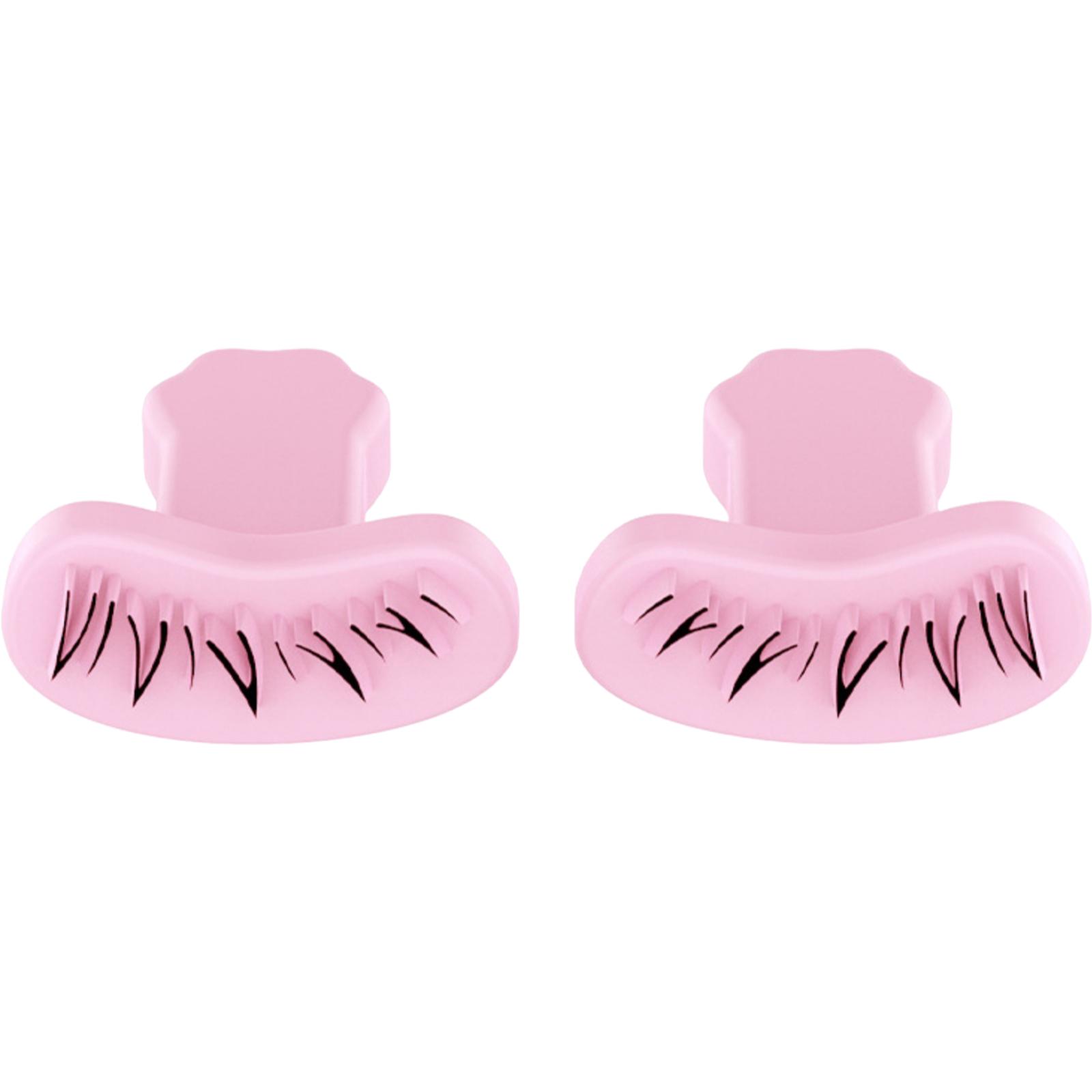 

Силиконовые ресницы, нижняя ресница, ресницы, накладные ресницы, тренировочные ресницы с фиксированной точкой One Size розовый