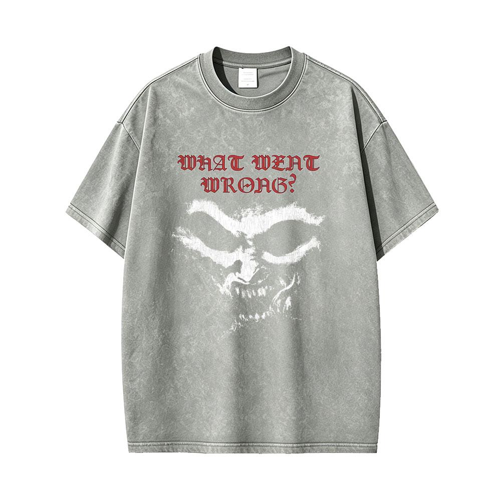 

Postal Dude Vintage Acid Washed T Shirt Men Women Horror Gothic Rock Tshirt Male Hip Hop Fashion Oversized Tshirts Streetwear S