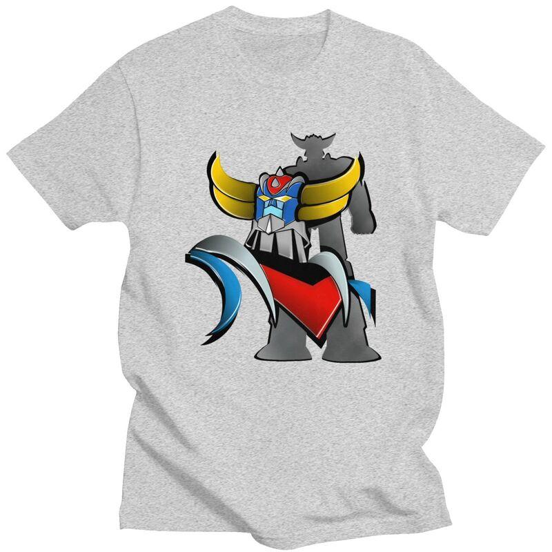Custom Cool Vintage UFO Robot Goldorak Grendizer T Shirt Men 100 Cotton Tshirt Casual Tee Tops Streetwear Tshirts