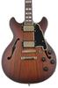 Deluxe Mini Satin Brown Burst D'Angelico DC,