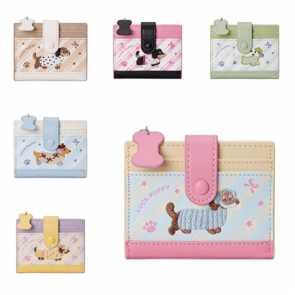 Koreanischer Stil Kartenetui Geldbörse PU-Leder Kartenhalter Retro Münzbeutel Herren