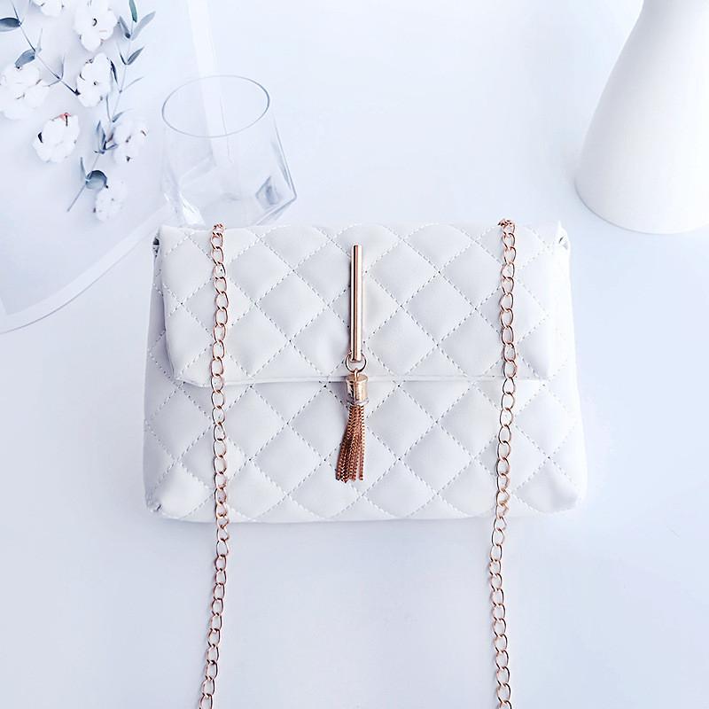 Embroidered Chain Bag 2021 New Trendy Square Bag Sweet Style Ladies Handbag