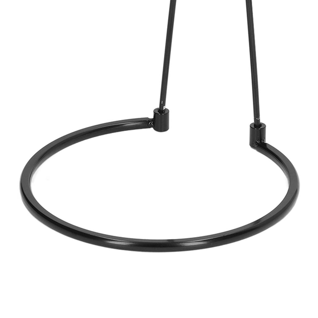   Reel Rack Stainless Steel Short Type U Shaped Upper Frame Round Base Lightweight Detachable Fishing Gear Stand