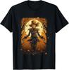 Scarecrow Halloween Costume Scary Skeleton Spooky Autumn T-Shirt Unisex T-Shirt