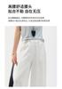 Drop feeling floor length wide leg pants for women, loose and versatile, elastic waisted casual pants