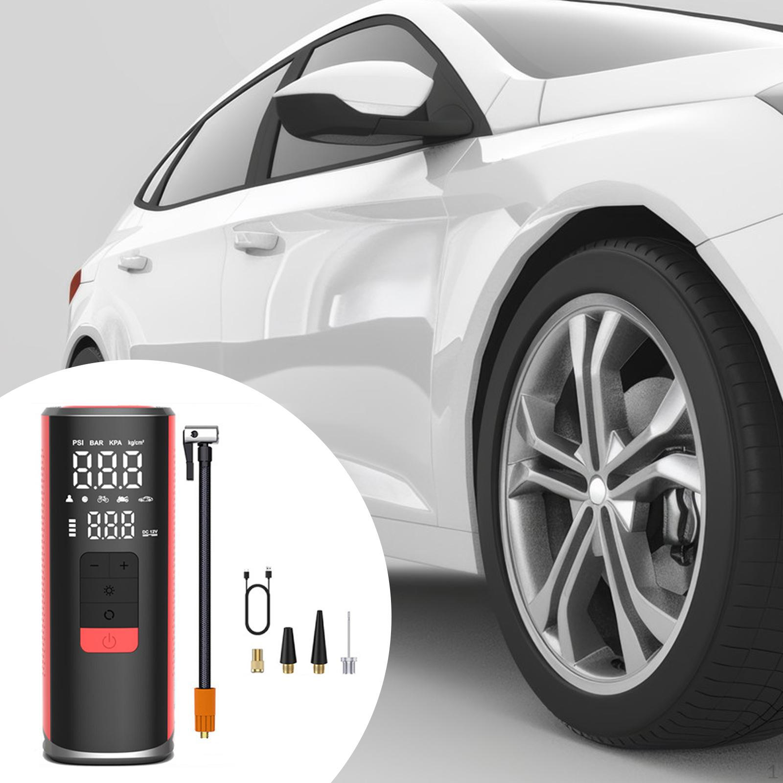 

Car Tire Inflator 6000mAh Electric Air Pump for Tires Bicycles Ball Bike