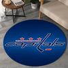 1PC Washington Team Spirit Round Rug, Non-slip Chair Mat, Home Decor, Circle Carpet Perfect for Office, Bedroom, Living Room,Christmas Gift