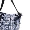 New LiNing Polyester Sling Bag, Crossbody Bag Regular Unisex Black White Pattern ABDR118-2000