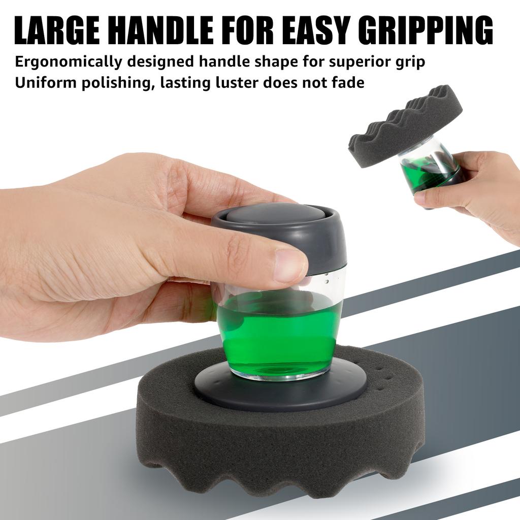 Applicatore per Dressing Gomme Camion Auto Lucidatura Cerchi Applicatore Lavaggio Pneumatici Lavabile Applicazione Lucida Gomme per Detailing Lucidatura a Cera