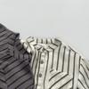 Boys' Shirt Summer Boys' and Girls' Baby Forest Korean Edition Strong Stripe Short Sleeve Children's Versatile Top Trendy