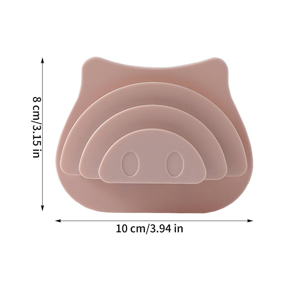 

Cute Cartoon Wall Hooks Data Cable Decorative Holder With 3 Slots Multi-Functional Home Wall Bedroom Hangers For Living Room розовый