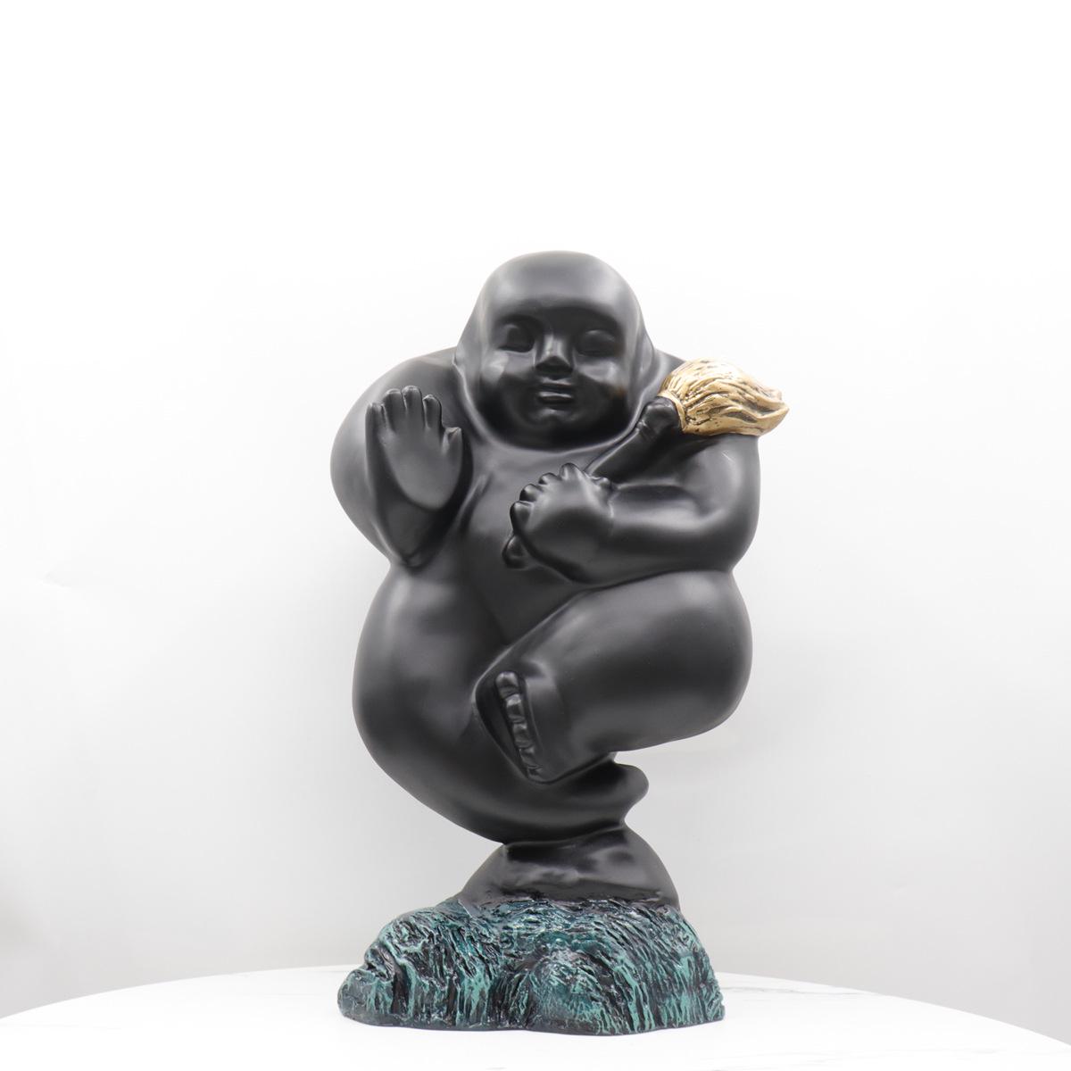 

Zen Style Chinese Sculpture Ornament for Tea Room and Exhibition Hall