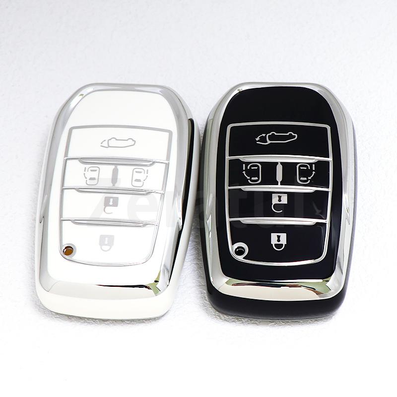 5 6 Buttons For Toyota Alphard Previa Voxy Noah Esquire Vellfire Harrier Tpu Car Key Cover Case Remote Shell Fob Holder Keychain