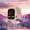 For Android iOS Smart Watch 2.01" Full Touch Screen Bluetooth Call Heart Rate Waterproof Sports Bracelet Smartwatch Women