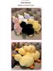 Adorable Yellow Duck Lumbar Pillow - Cute and Fluffy Cushion for Sofa, Office, or Bedside.