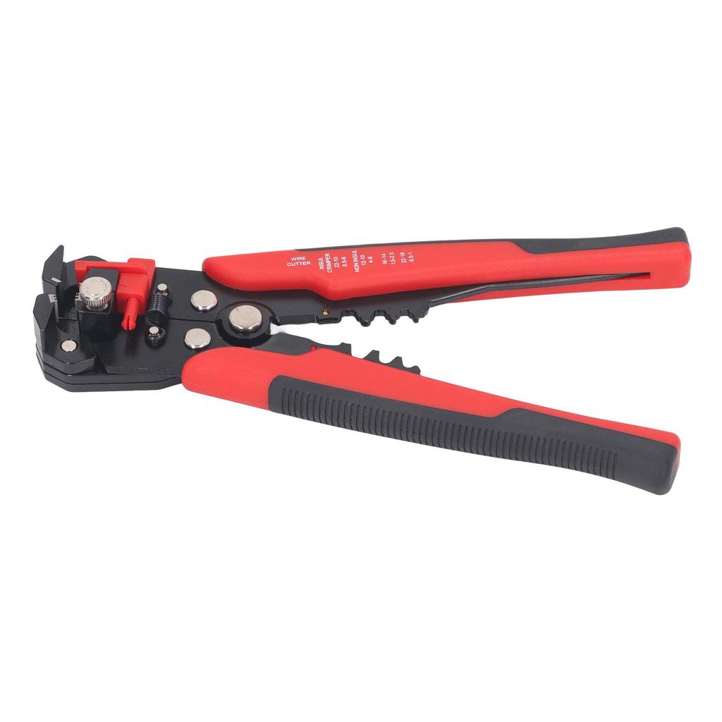 Automatic Wire Stripper 5 in 1 Cutter Crimper Peeling Puller Pliers Electrical Tool Red