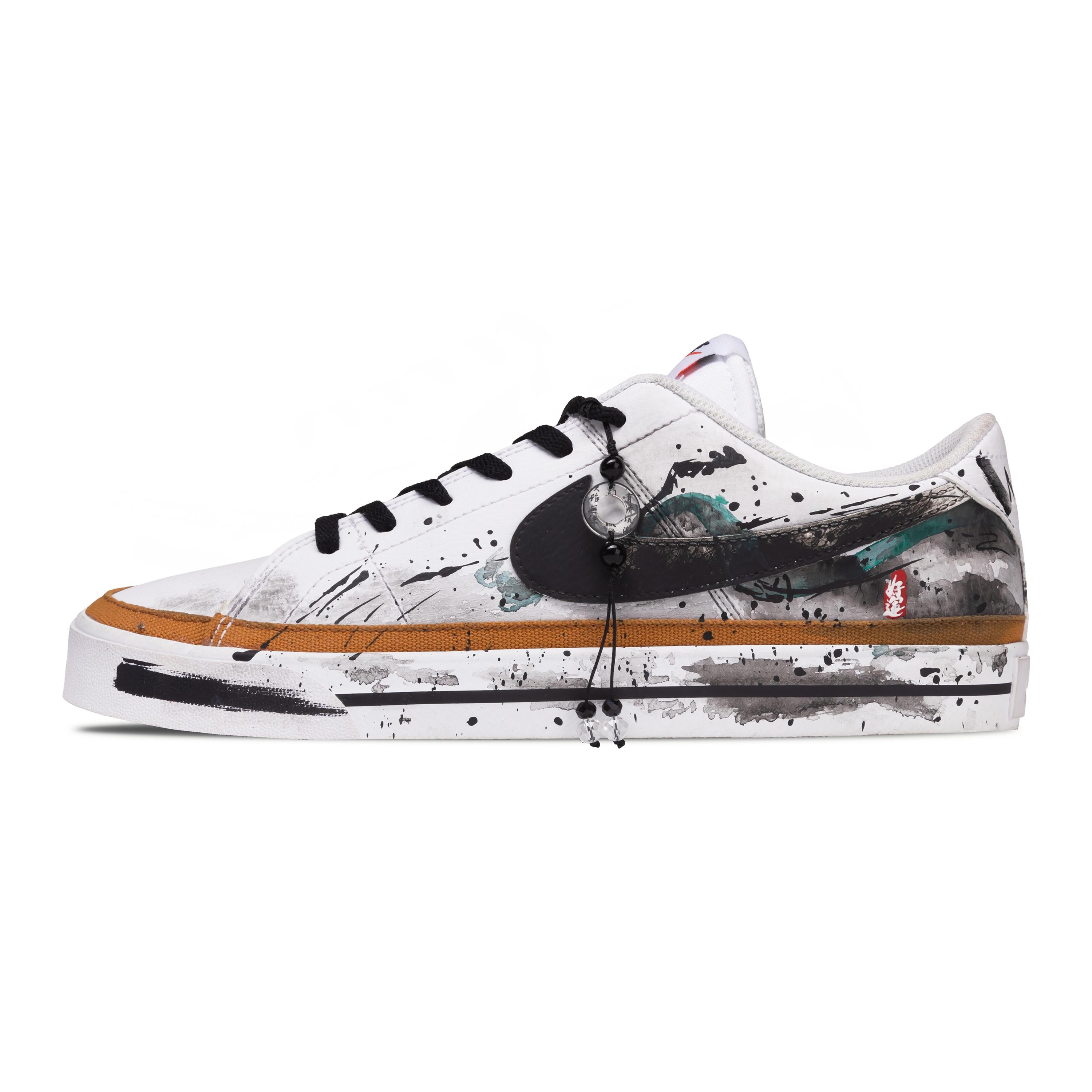 

Nike Court Legacy Low top Skateboard Shoes Unisex Ink Black DH3162-100(Team1103-) 37.5