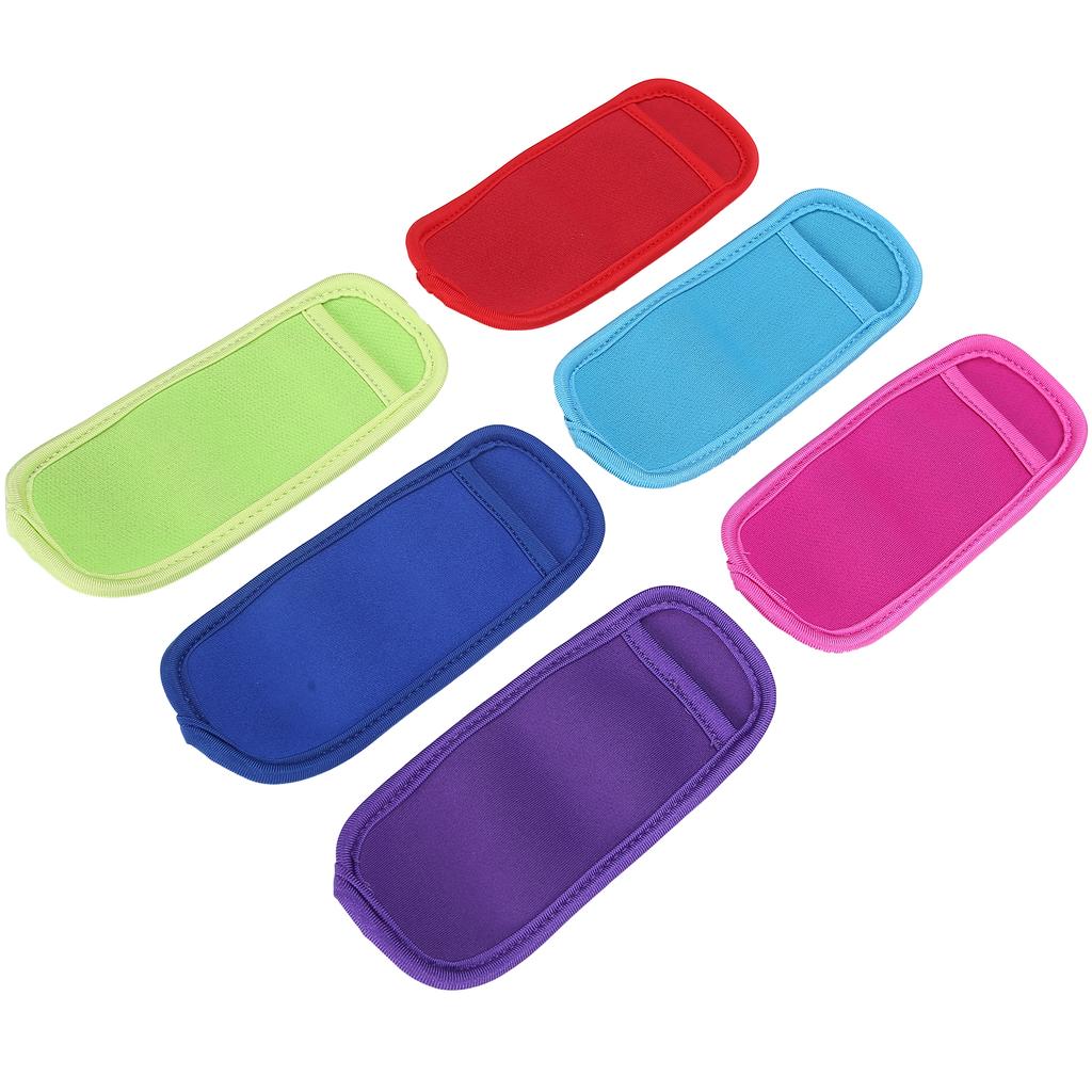 6pcs Portable Ice Candy Bag Ice Sucker Holder Sleeves Accessory for Party Barbecue