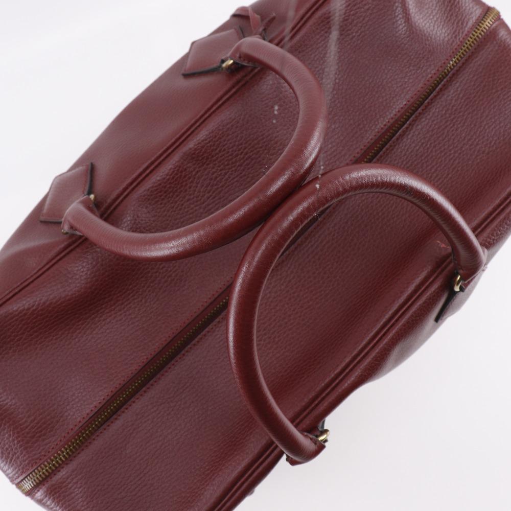 HERMES Plume45 Boston bag Bordeaux Ardenne Women Used