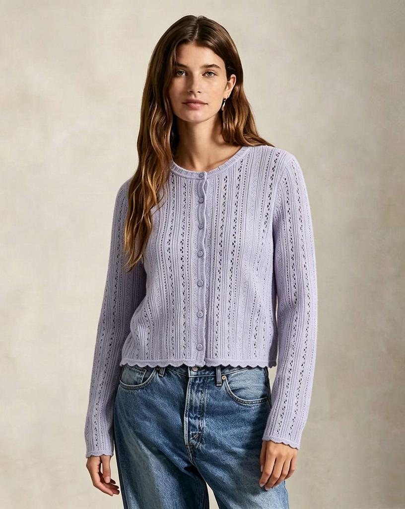 2026 Autumn/Winter European-American Cross-Knit Cardigan: Chic, Versatile Fashion