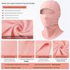 Ice Silk Windproof Cycling Mask: Sun-Protection Helmet Headwear