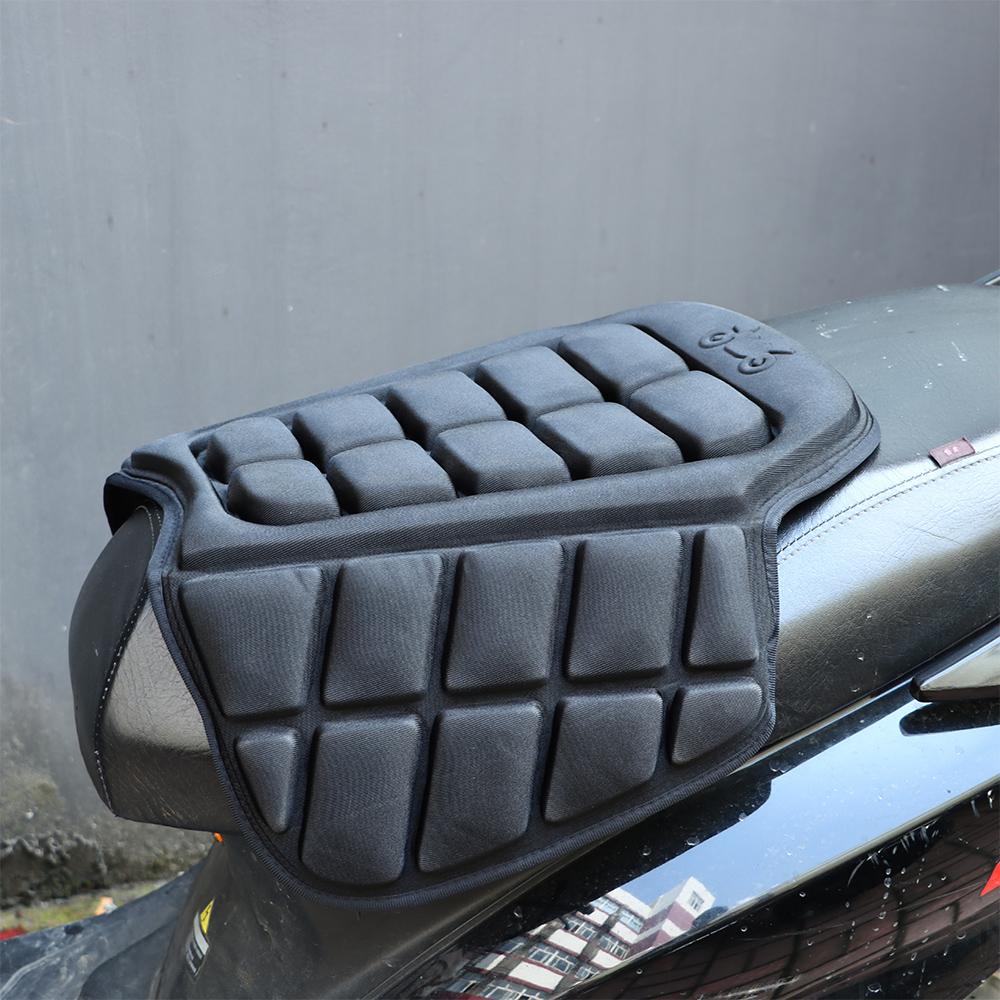 Universal Motorcycle 3D Air Comfort Gel Seat Cushion Pad Cover Pressure Relief