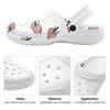 Fun Printed EVA Travel Clogs Unisex Easy Clean Breathable Travel Use Slip On Beach Garden Daily Walking Casual Slippers Beach Wear