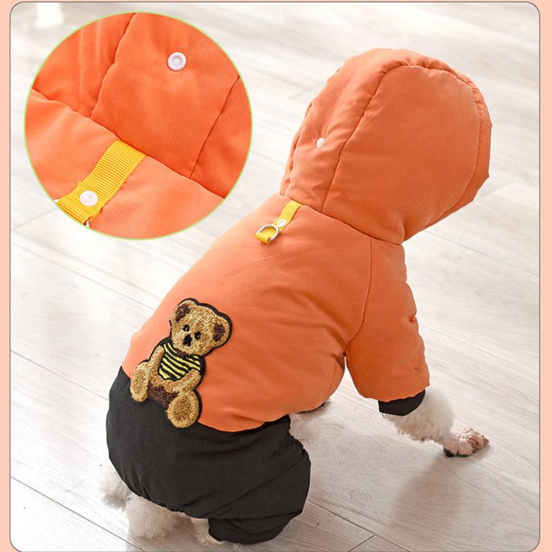 Winter Dog Down Coat for Small Medium Dogs Jacket Waterproof Pet Jumpsuit Puppy Costumes French Bulldog Chihuahua Pug