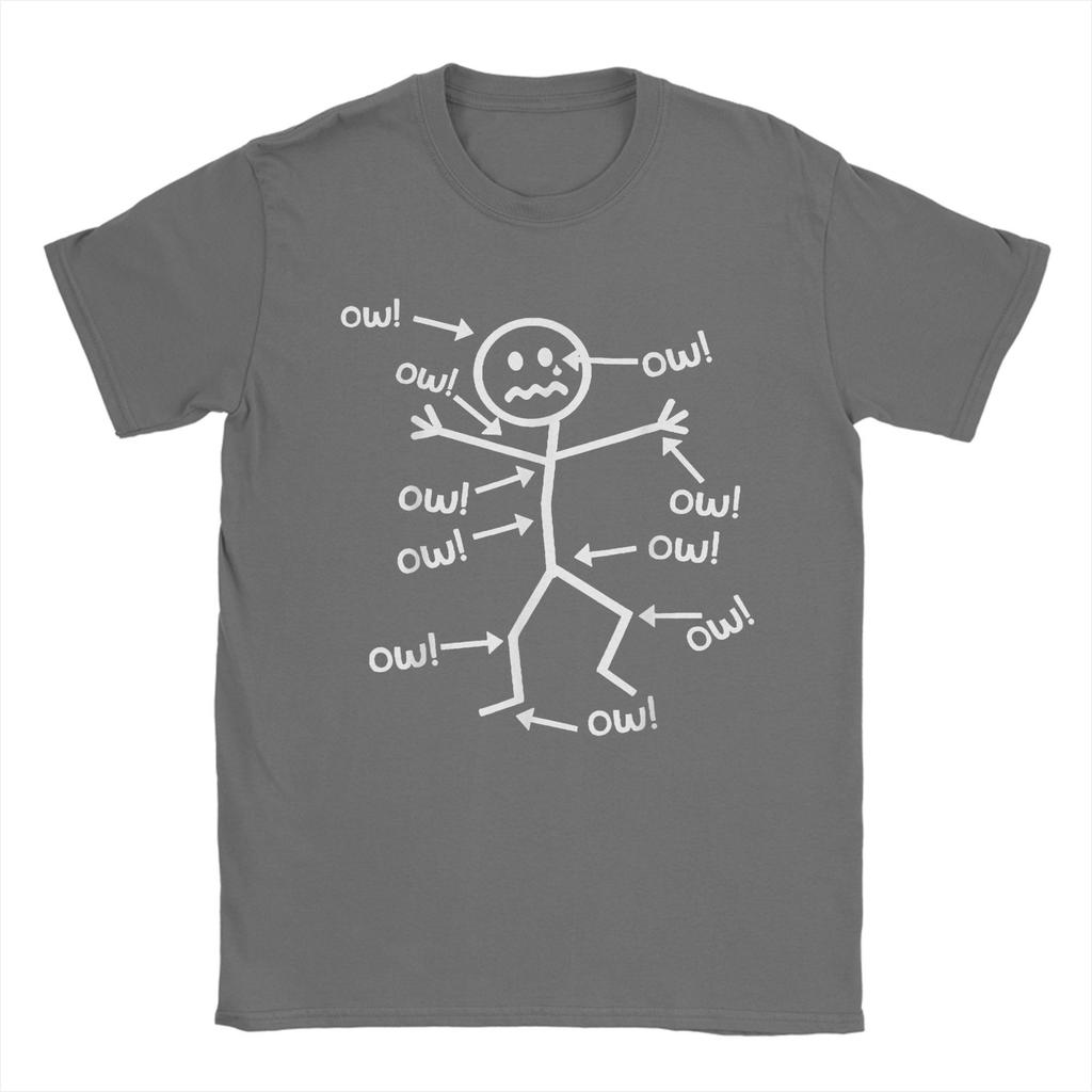 Ow Ow Ow Ow Ow Ow Ow Character TShirt Summer Hippie T Shirts Adult Cotton O Neck Oversize Top Tees Short Sleeve Y2K Tshirt