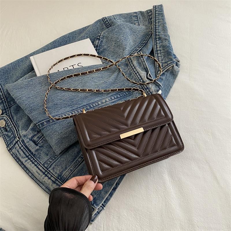 Chic Casual One Shoulder Bag For Women Fashionable Korean Inspired Summer Small Square Purse