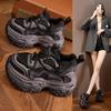 Thick-soled Dad Shoes Women's 2025 Autumn New Casual Sports Shoes Versatile Lightweight Soft-soled Inner Height-increasing Women's Shoes